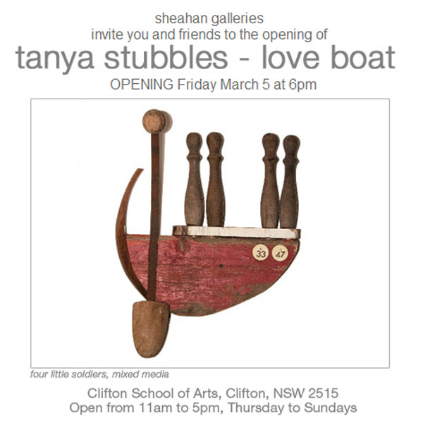 Love Boat solo exhibition Sheahan Galleries at Clifton School of Art 